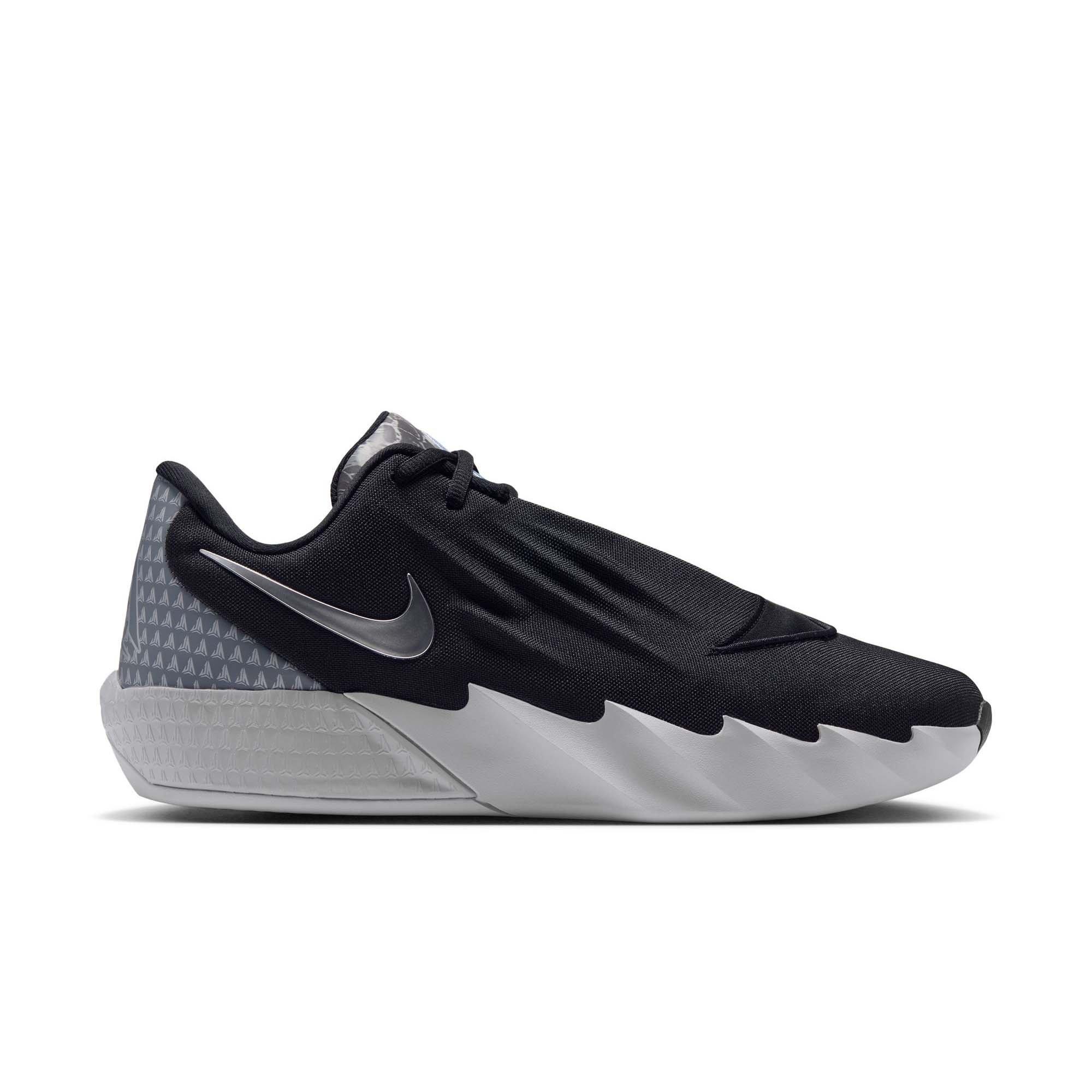 Nike Ja Twelve Time "Dark Woods" Men's Basketball Shoe - BLACK/METALLIC SILVER/SMOKE GREY